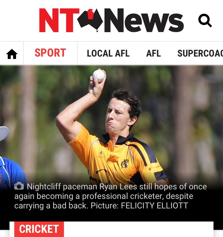 Ryan Lees is lighting up the NT. Head to our Facebook page for the full write up.