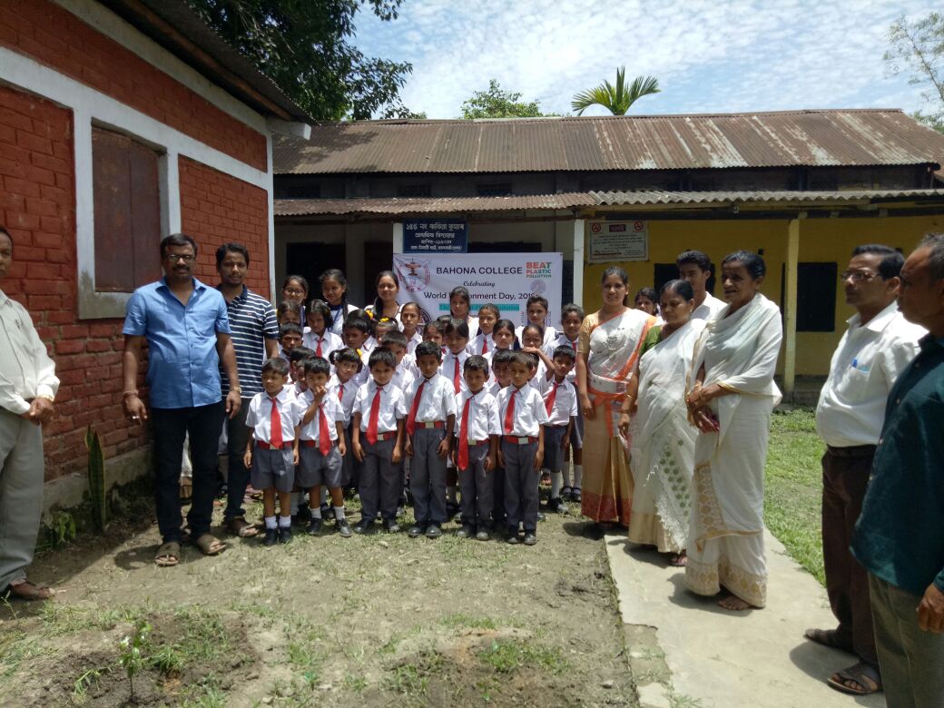SwachhJorhat's tweet photo. #WorldEnvironmentDay2018 celebrations at Bahona College Jorhat. @swachhbharat #zsbp https://t.co/W3rcmOKwdk