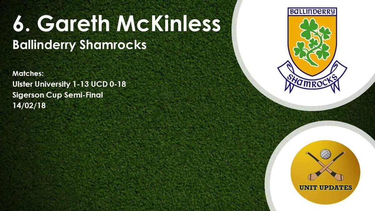 UnitUpdates's tweet photo. #UnitUpdatesMidSeasonTeam #6
π Gareth McKinless of @BallinderryGAC
π Gareth appears in the half-back line for his display in the Sigerson semi-final for @UlsterUniGAA. McKinless kicked a monster of a score to send the game to extra-time! https://t.co/gkPTp8u1HQ
