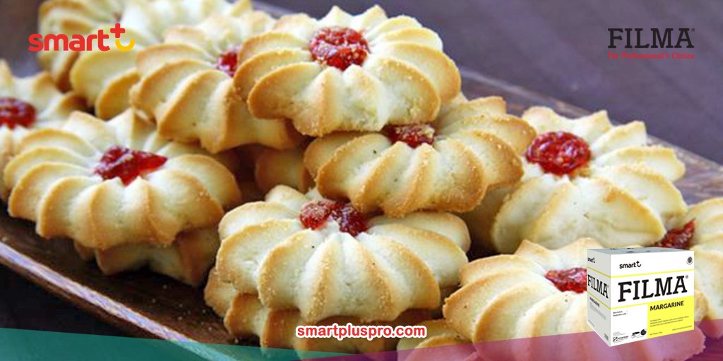 SMARTFDSolution's tweet photo. Smart Bakers, jika ingin menggunakan manisan cherry utk topping kue Semprit, idealnya dicuci terlebih dahulu hingga air merahnya hilang. Dengan cara ini, manisan cherry tidak akan meninggalkan bercak merah pada permukaan kue. #SMARTBaking #bakerystory #Bakerybusiness https://t.co/34ekl2RRuW