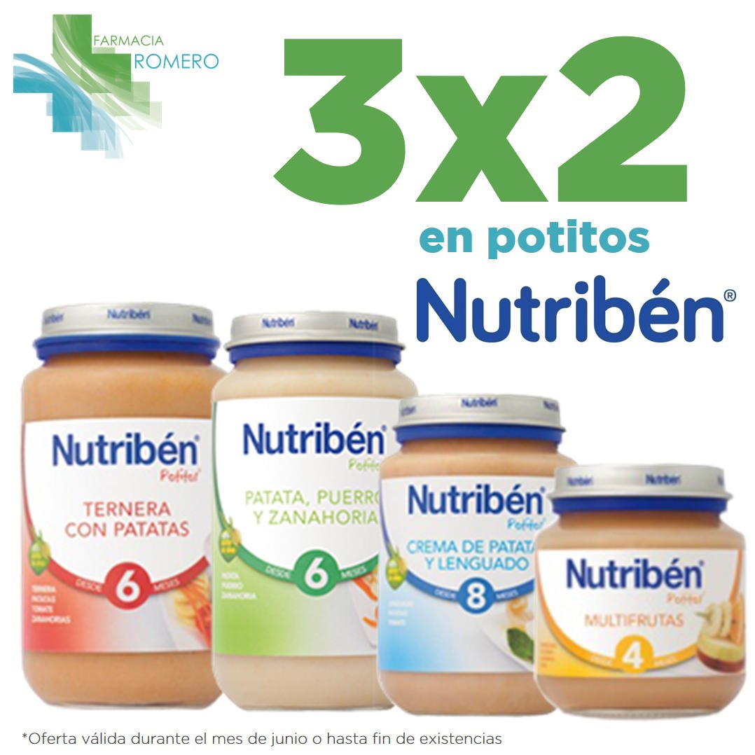 Farmacia Romero on X: ¡¡¡Vuelve la PROMO 3x2 de POTITOS NUTRIBÉN