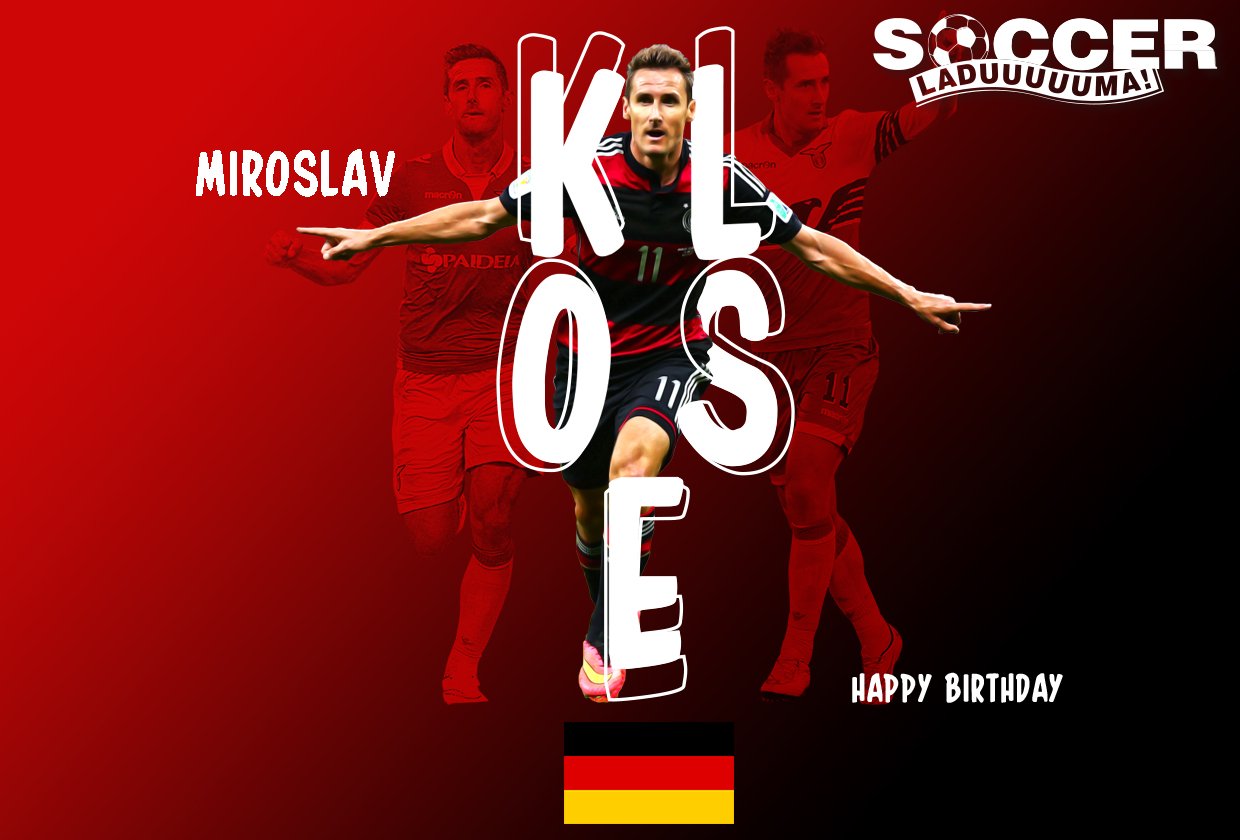 Miroslav Klose is celebrating his special day today! Join us in wishing the German legend a Happy 40th Birthday! 