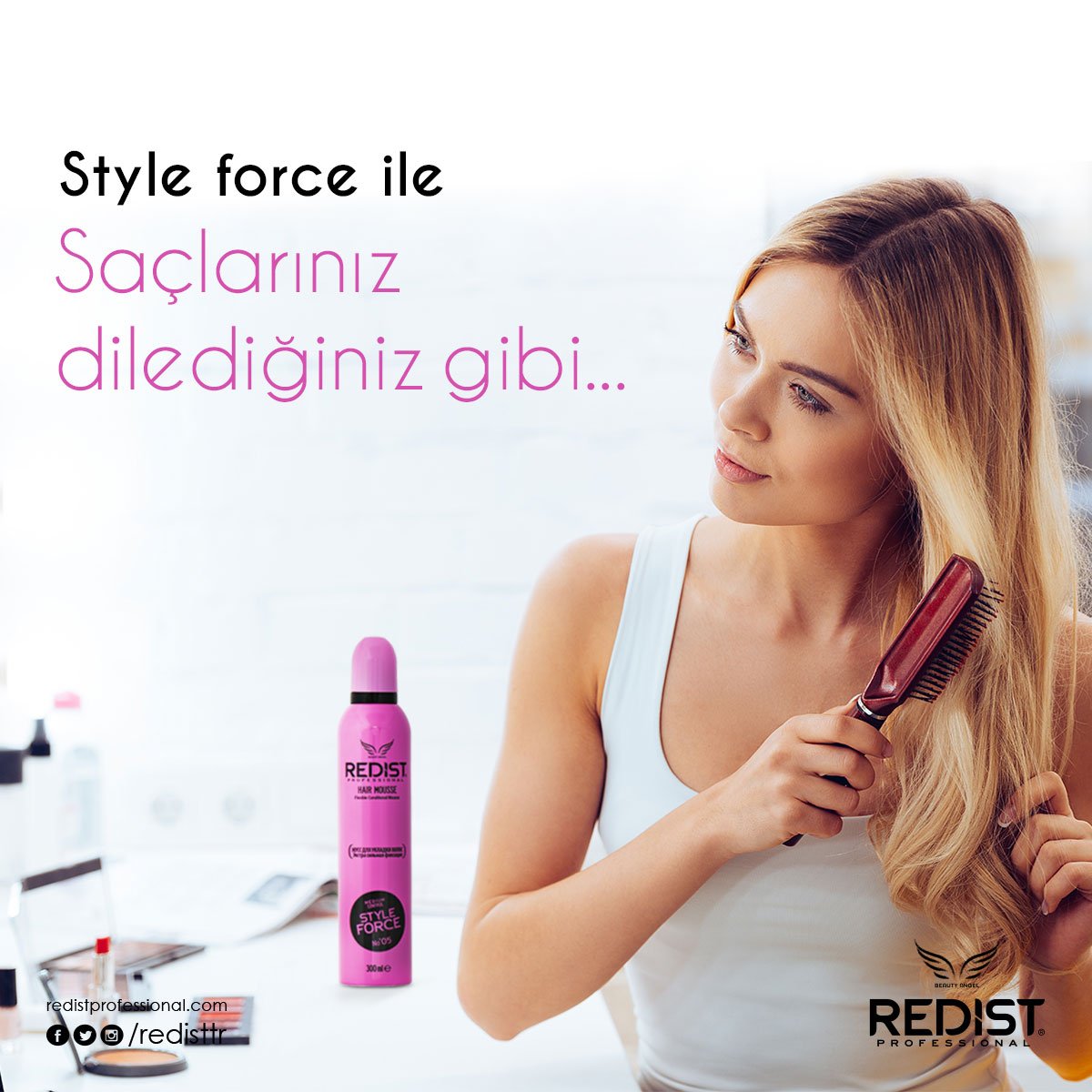 Redist Saç Köpükleri ile maksimum kontrol sizde!
#redist #woman #kadın #bakım #care #saçköpüğü #saçşekillendirici #fullforce