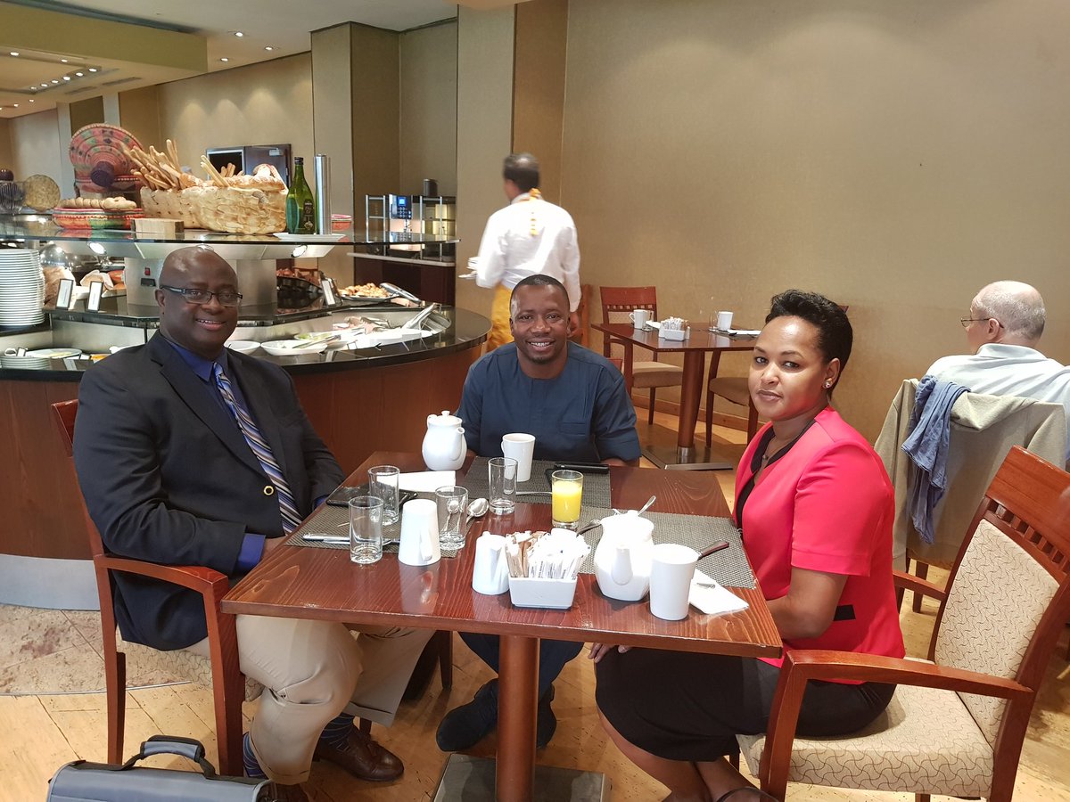 RMbabazi's tweet photo. At Youthconnekt Africa steering committee in Addis, with my colleague Ministers of youth from Liberia and Sierraleone, both launched Youthconnekt program https://t.co/py8KCRcWpr