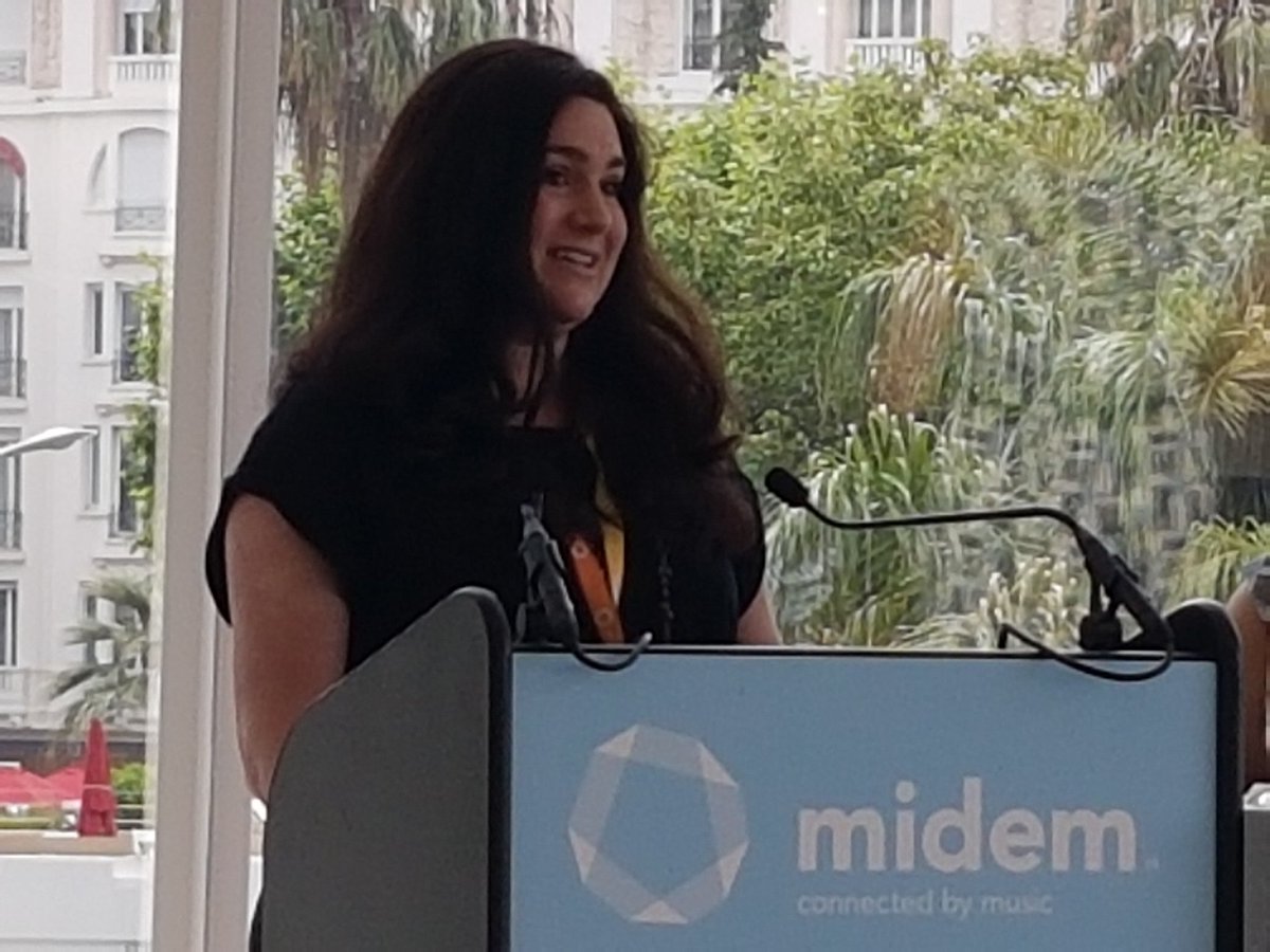 midem's tweet photo. Highlights of the summit = Jennifer Newman Sharpe of OneRPM winning the awe inspiring Trailblazer  Award. Then Neeta Ragoowansi being honoured with the Guardian Award https://t.co/PIjAAN6BN0