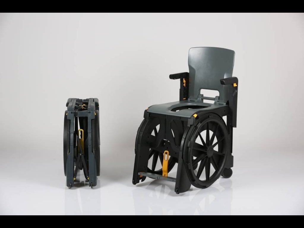 Taking a trip or holiday ? Worried about taking a bulky shower chair or commode , then take a look at our fantastic folding shower toileting chair ,folds up in seconds without tools ,very convenient for travel , accessories available , fits over most toilets !