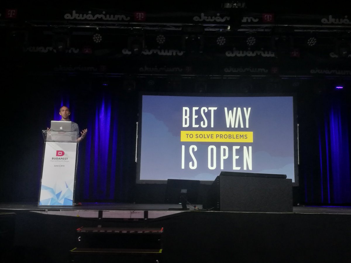 GergelyCsatari's tweet image. Word of advice from @jbryce in the @OpenStackCEEDay in Budapest.