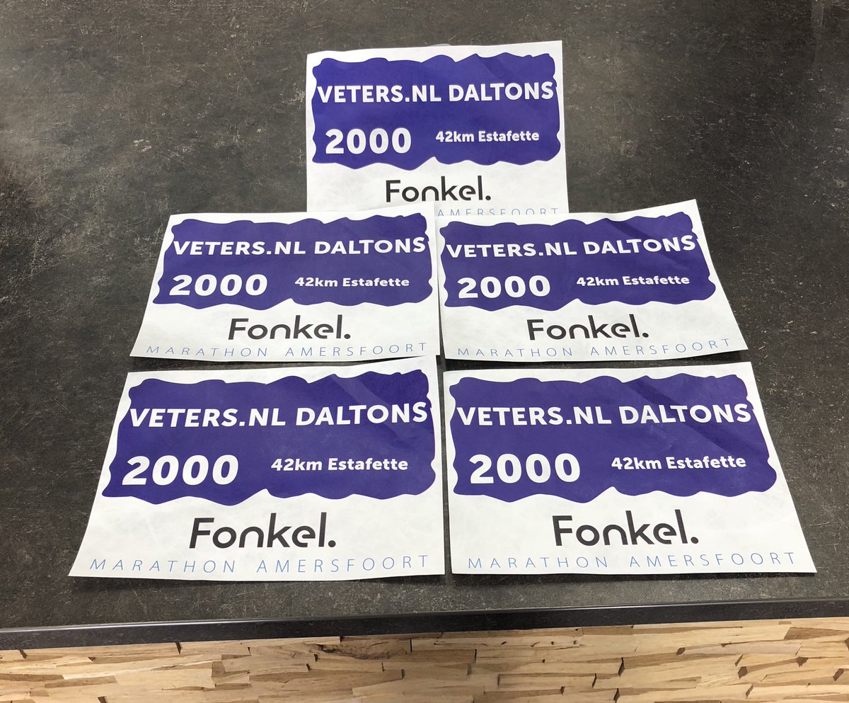 veters_nl's tweet photo. Komende zondag bij de estafette marathon in Amersfoort is het https://t.co/OFYyYT67yx-daltons team aanwezig! #veters #marathon #estafette #estafettemarathon #amersfoort #sponsor https://t.co/0dl8hDoGZd
