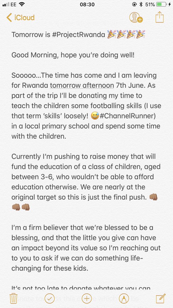 TobiSho_'s tweet photo. Off to Rwanda 🇷🇼 tomorrow afternoon and it’s not too late to support the cause! (LINK IN BIO) God Bless 🙏🏾#ProjectRwanda #RT https://t.co/hsmnP8edv6