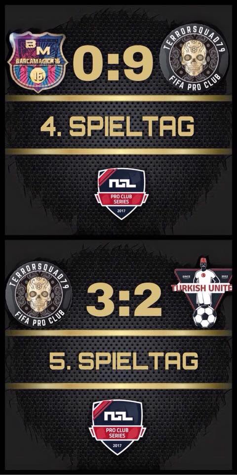 Yesterday we had 2 NGL Games.

Results: 💀🔥Ngl Gameday 4/5🔥💀

#PS4 #ProClub #Youtube #Twitch #EASports #Esport #FIFA18 #Games