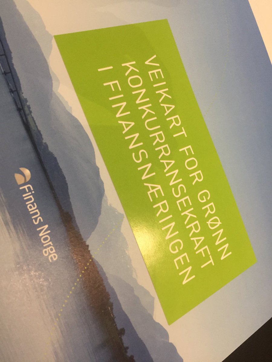 SIGLAsays's tweet photo. Finansnæringens grønne veikart styrker Norges posisjon i COP-forhandlingene sier @olaelvestuen #fremtidensfinans https://t.co/tSDEt742Is