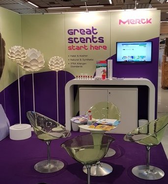 Merck_lifesci's tweet photo. Start your day at #WPCNice with us, here in booth 712, where great scents start! Ask us about our unique Hexadecanolide with musk & amber notes. https://t.co/8alE5Ydtlw