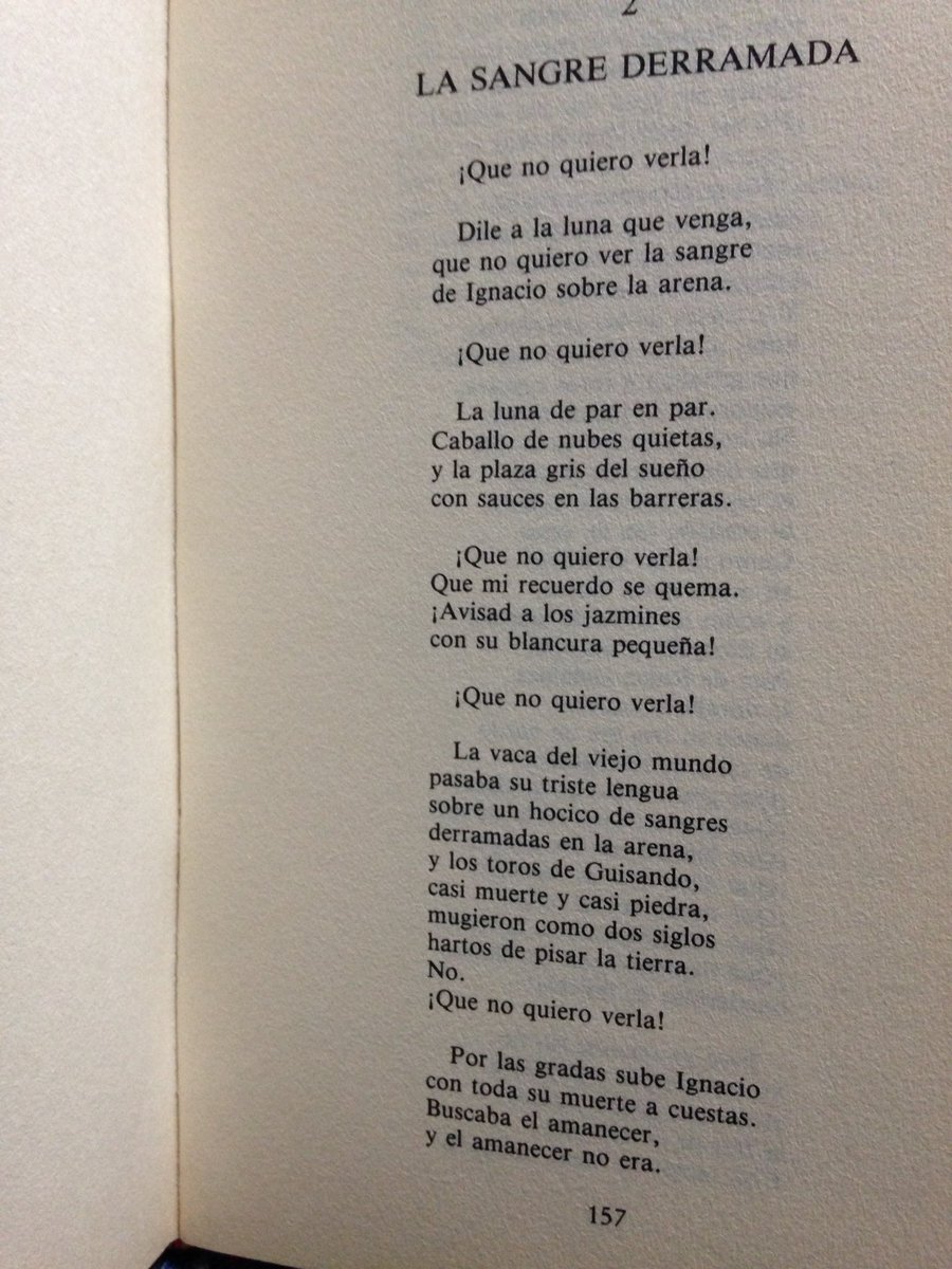 banco Ejercicio latín Eduardo Noriega on Twitter: "A Lorca habría que homenajearlo diariamente. Ayer hizo 120 años de su nacimiento. Fragmento de "Llanto por Ignacio Sánchez Mejías" (1935) #FedericoGarcíaLorca https://t.co/ILuEbFk2Zm" / Twitter banco Ejercicio latín Eduardo Noriega on Twitter: "A Lorca habría que homenajearlo diariamente. Ayer hizo 120 años de su nacimiento. Fragmento de "Llanto por Ignacio Sánchez Mejías" (1935) #FedericoGarcíaLorca https://t.co/ILuEbFk2Zm" / Twitter