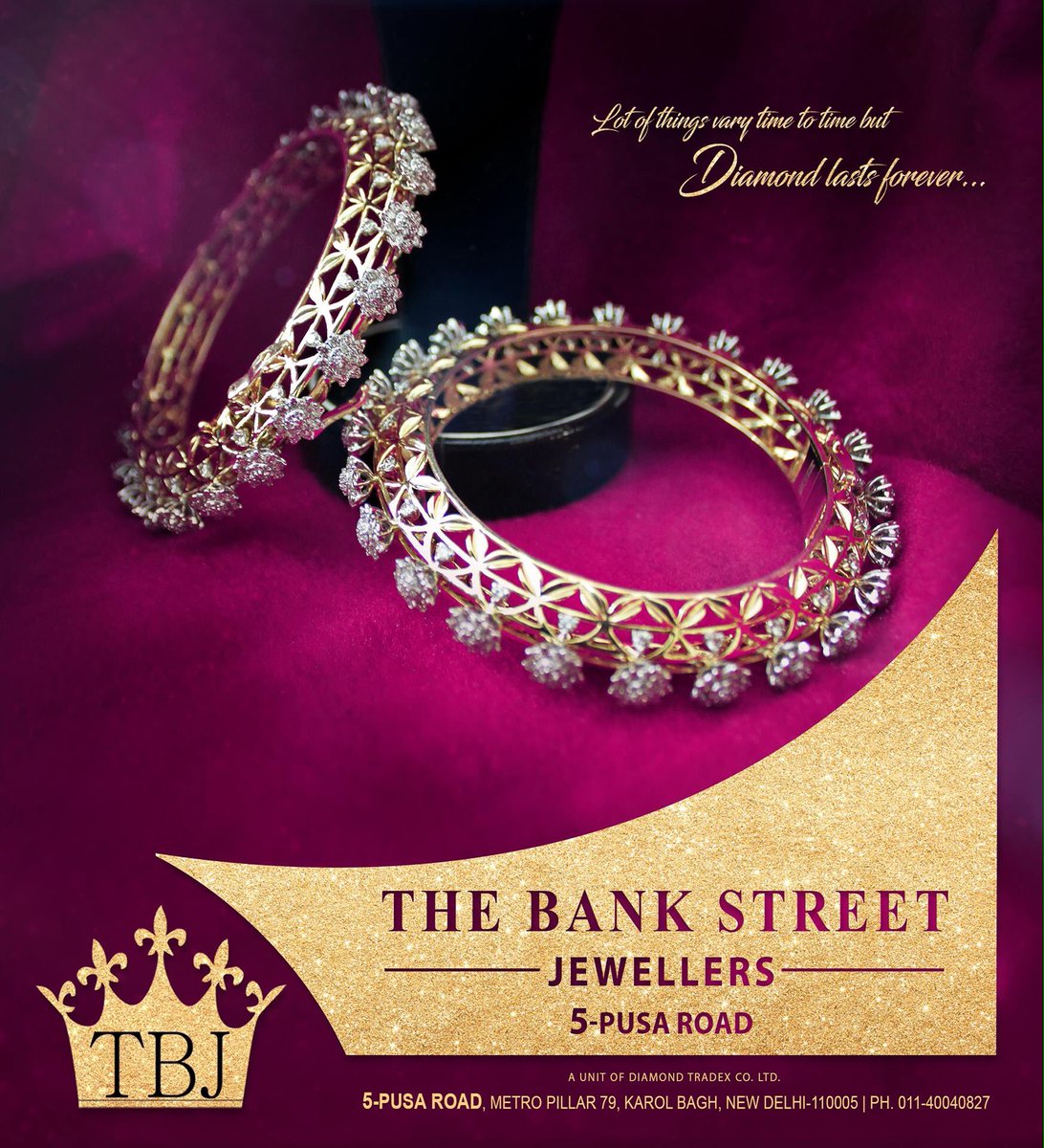 thebankstreet's tweet photo. LOT OF THINGS VARY TIME TO TIME BUT DIAMONDS LASTS FOREVER...
THE BANK STREET JEWELLERS, NEW DELHI. 
#ethnicgoldjewellery #diamondjewellery #polkijewellery #jewellers #newdelhi #wow #discount #vivahcollection #royal #antiquegoldlongnecklace #exclusivejewellery https://t.co/TEKmsiq0WF