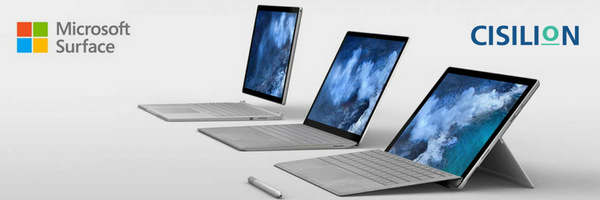 Cisilion's tweet photo. Cisilion’s Microsoft Surface trial will enable your organisation to appreciate the business benefits of Microsoft Surface Family, including Surface Pro, Surface Laptop and Surface Book https://t.co/2RMYyqsEUh @Microsoft #ICCollaboration #teams #collaboration https://t.co/usX3x3UQ2a