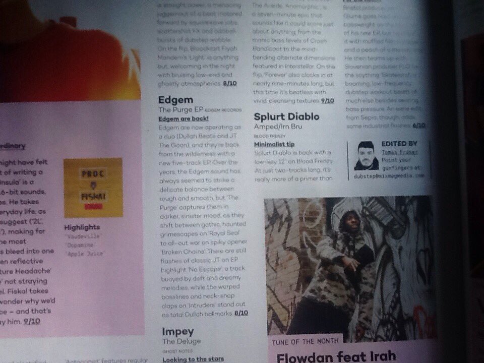EdgemRecords's tweet image. Wow another great review on @Mixmag @DullahBeatz @JT_THE_GOON large up @YesTomas for all you support #edgemrecords