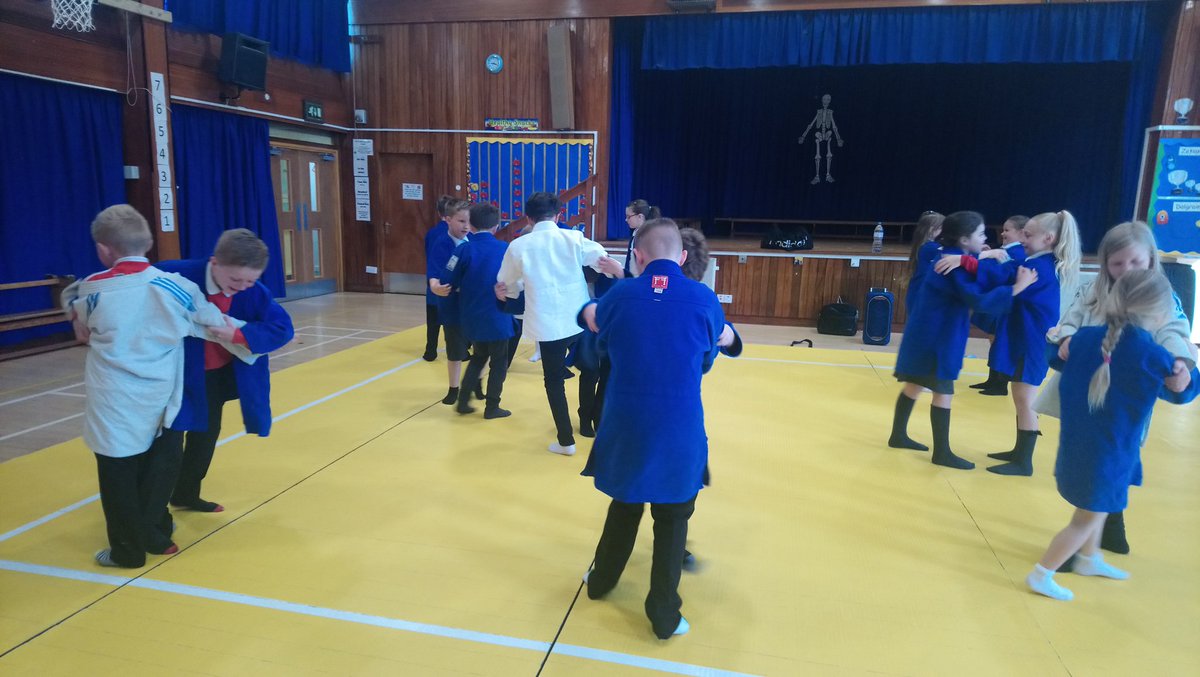 Mrs_Cartner's tweet photo. We are having a great time learning new skills in Judo this morning! #martialarts #discipline #fitness @BowhousePS https://t.co/8sx93KphBn