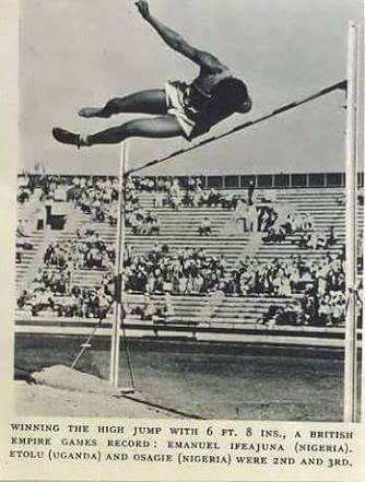 cfmemories's tweet photo. Personality of the week!
Emmanuel Arinze Ifeajuna (1935-1967)
Here he is! Emma Vancouver! High jumper, record setter, national hero and Nigerian major. Sadly there are no monuments to his name, only the 'Olympic' book is testament to his greatness.
Never to be forgotten. https://t.co/kCX5nHOYle