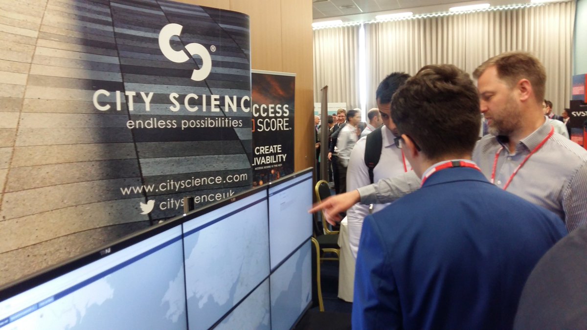 CityScienceUK's tweet photo. Come and say hi π! Alex and Stephen are doing demos of our transport modelling tool Cadence #transport #visualisation #birmingham #modellingworld #modellingworld2018 https://t.co/zXANShRN51