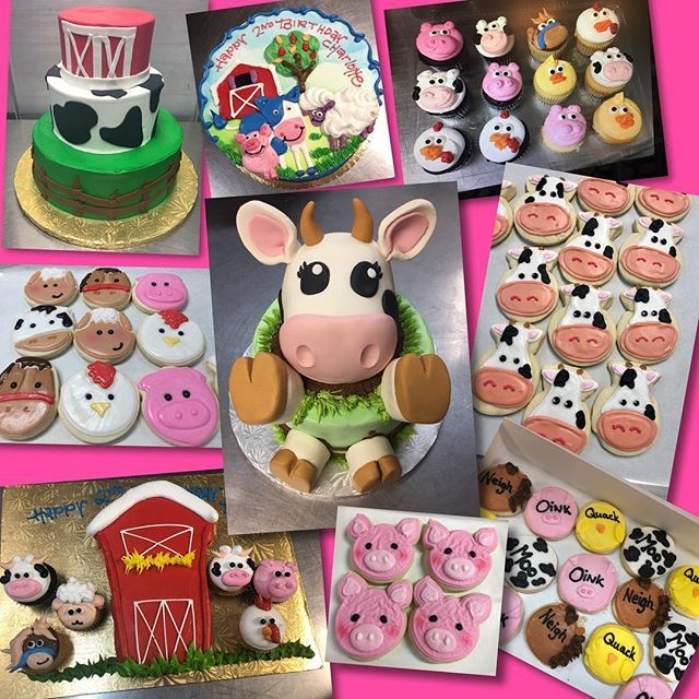 bartonsbakeshop's tweet photo. Heading to the farm for your child’s next birthday celebration? Let #bartonsbakeshop prepare a cake, cupcakes or cookies...#farmcake #barncake #cowcake #farmanimals #farmanimalcookies #farmanimalcake #farmanimalcupcakes https://t.co/CVuPHB7QwG