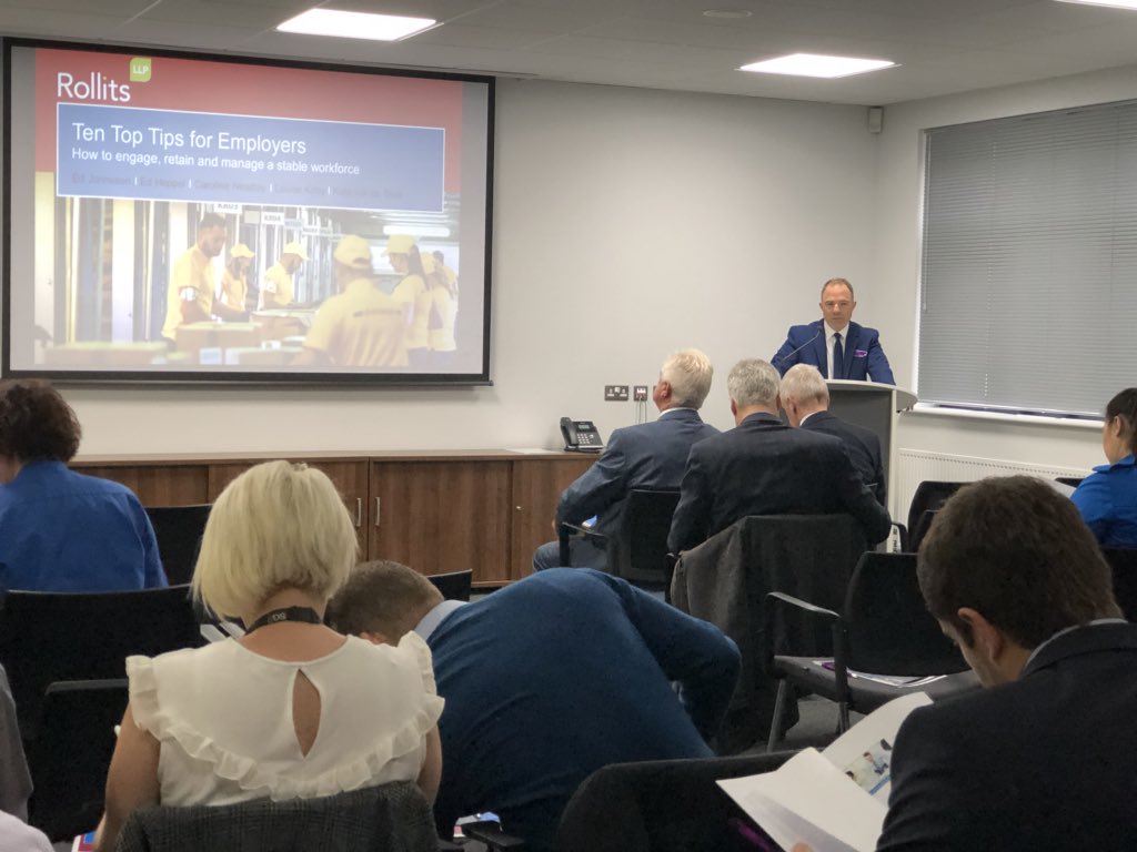 Rollits's tweet photo. Our #BizWeek2018 event is up and running... #TenTopTips #Employers #EmployeeEngagement #getconnected #beinspired https://t.co/wmSNzBK5cb