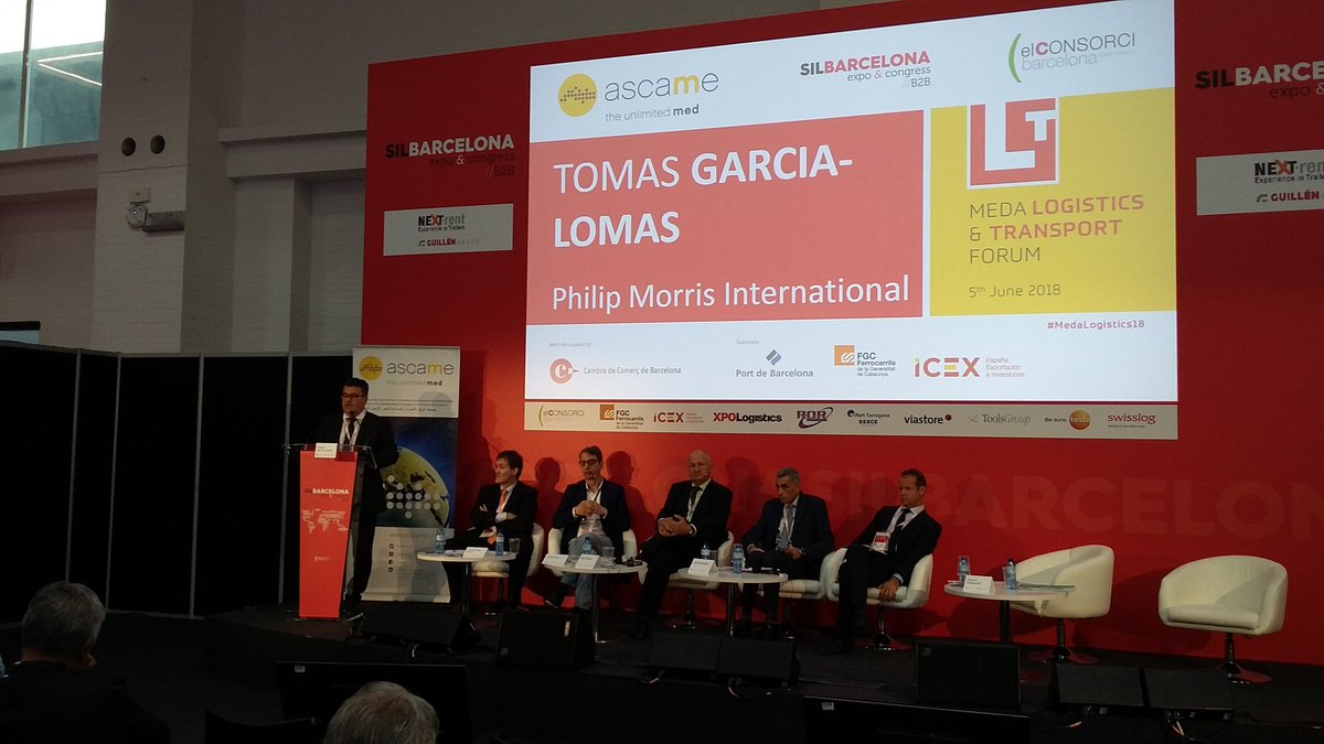 ascameorg's tweet image. We are delighted to count with the participation of Tomas Garcia Lomas from @InsidePMI at our Opening Session : The outlook for Port Development in the #MEDITERRANEAN 

》Perspectives from both public &amp;amp; private sphere at #MedaPorts18 #SIL2018