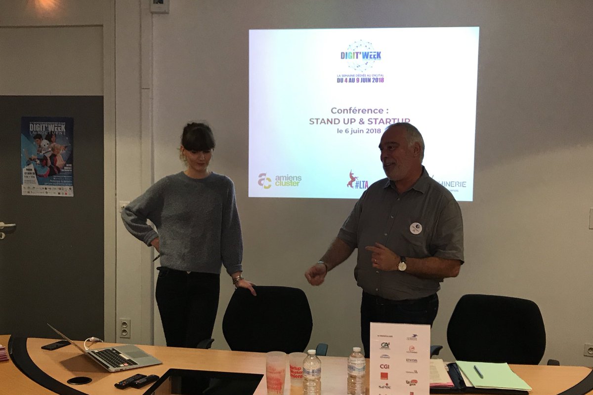 Amiens_Cluster's tweet image. Lancement du #digitweek avec @poleemploi_HDF et @laTechAmienoise @Machinerie @Amiens_Cluster #quaidelinnovation