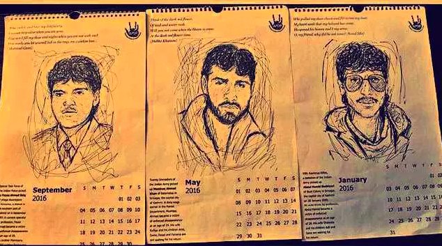 CulturesofResistance (@culturesresist) on Twitter photo Our friends <a href="/_APDP/">APDP Kashmir</a> just released their latest Calendar of the Disappeared! Would you call it resistance art? wandemag.com/calendar-disap… Our friends <a href="/_APDP/">APDP Kashmir</a> just released their latest Calendar of the Disappeared! Would you call it resistance art? wandemag.com/calendar-disap…