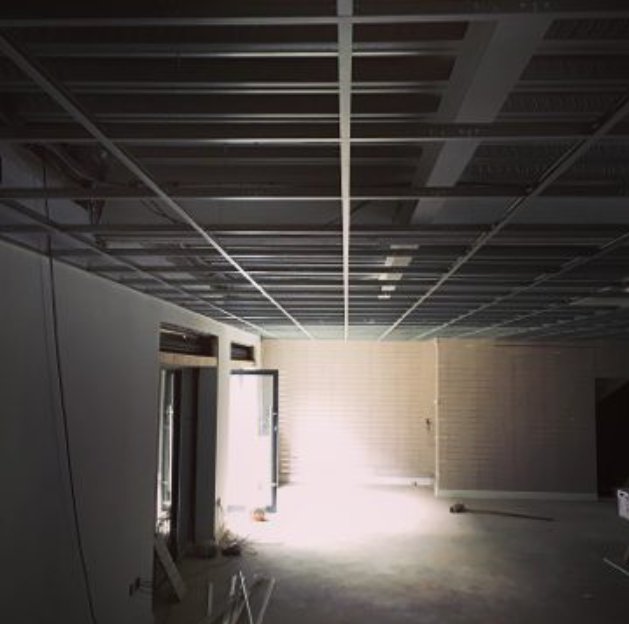 Granmore Ceilings On Twitter Granmores Ceiling Grid Before The