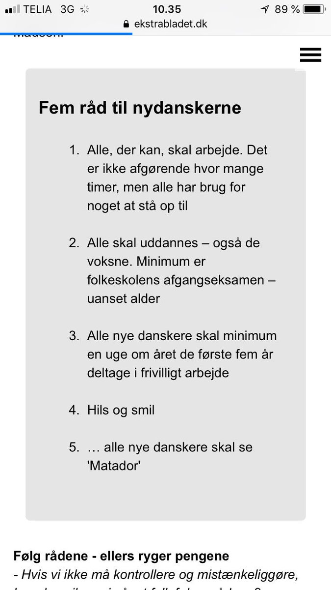 cekicozlem's tweet image. Har du ik læst @pomaEB og mit råd til nydanskere og danskere? Bare rolig. Her kommer de:-) RT gerne. For alle har et personligt ansvar for integrationen. Du, jeg og vi! #dkpol