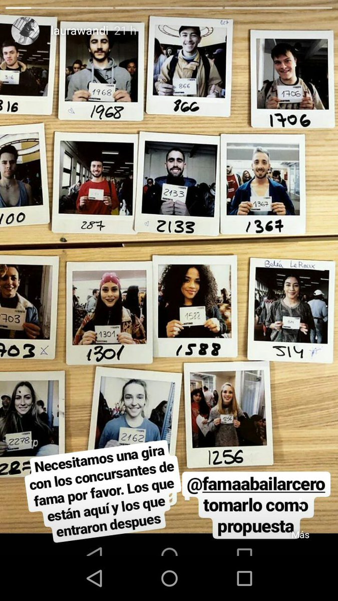 19_lauracastro's tweet photo. Por favor famerxs debemos de pedir todos una gira! Si somos muchos nos harán caso💪 @FAMAabailarCero #giraFAMAabailar https://t.co/q0t1yKqyY9