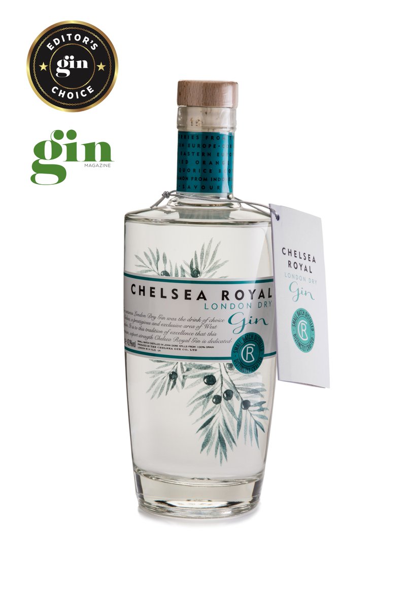 We are delighted to have won the Editor's Choice award from <a href="/ginmagazineuk/">Gin Magazine</a> #ChelseaRoyalGin #AwardWinningGin #GinMagazine