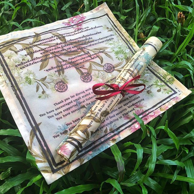 Celebrate Enivronment Day with Bo.lan! Reduce your single-plastic use with us. Say no to plastic straw, plastic bottles, shopping bag and glad wrap!! Check out Our Beewax clothes.

#bo.lan
#bolanessentiallythai 
#finedining 
#thaifood
#bangkok
#thailand
… ift.tt/2HlRm8B