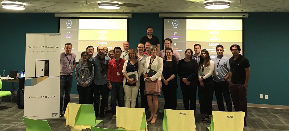 seb_javsphere's tweet image. Was a great #NextLevelIT #Hackathon @SAP with creative participants and promising ideas