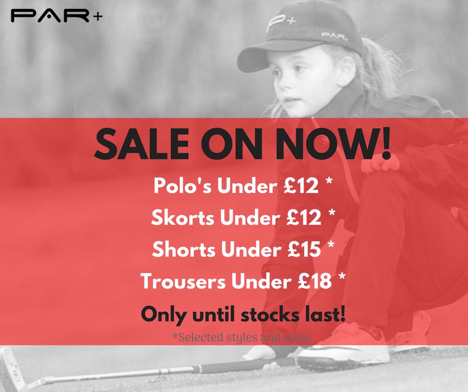 Junior Golf Apparel on Sale now but  Hurry Limited Stocks