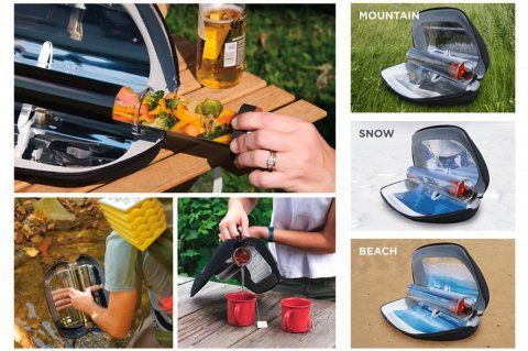 🍵 un mini four qui utilise la chaleur du 🌞 pour cuire les aliments 🍽 pour des repas #gastronomiques même en #campingcar 😎 #accessoire #voyage #eco buff.ly/2IU4PtU