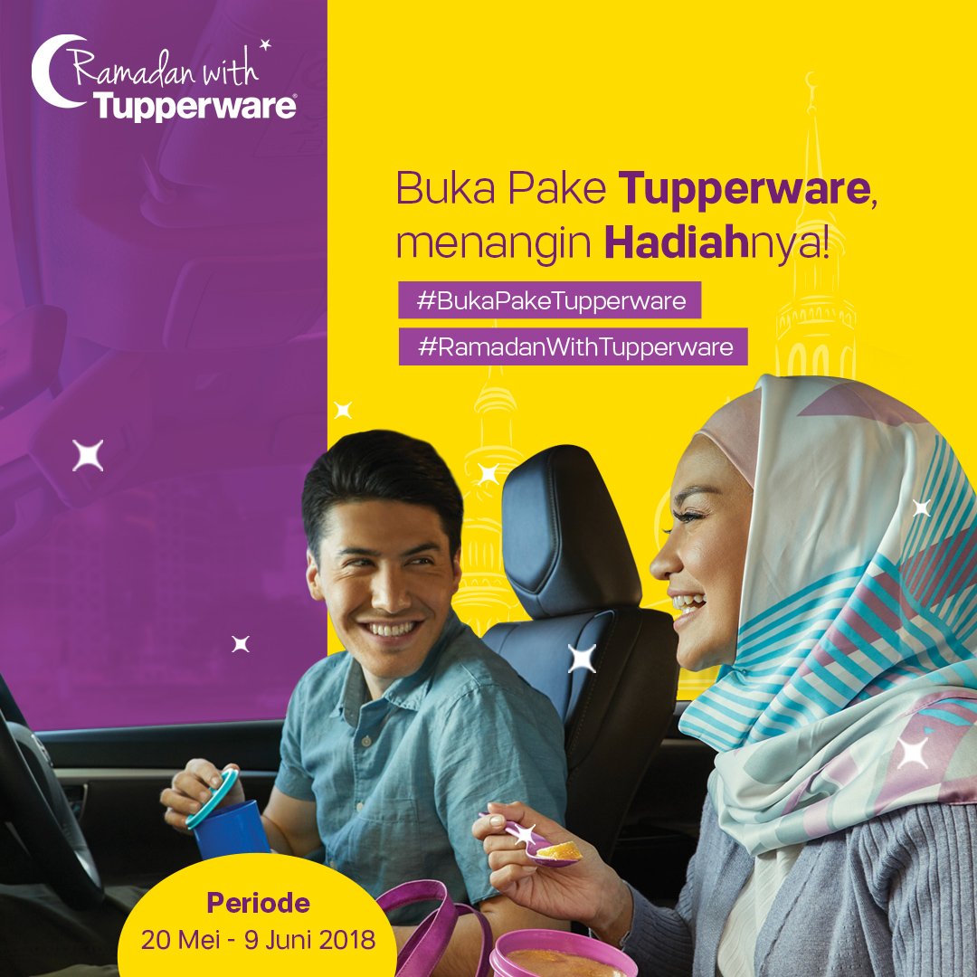 tupperwareID's tweet photo. Sudah puasa ke berapa kah hari ini? Biar makin semangat, buruan ikuti kompetisi #BukaPakeTupperware dari #RamadanWithTupperware. Jadilah pemenangnya! Info lengkap klik link ini https://t.co/l3GHa8ILfQ segera upload fotonya. Ingat 7 hari lagi akan berakhir! https://t.co/k8YibCVAJJ