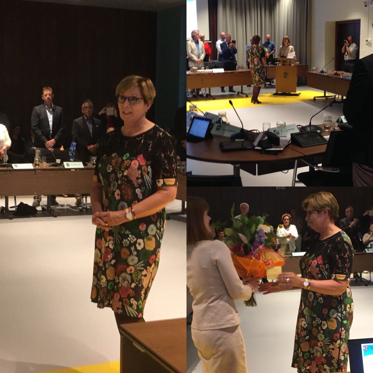 prinsvvd's tweet photo. Net beëdigd en geïnstalleerd als wethouder in @GemeenteLosser @VVDLosser Ik heb er zin in! https://t.co/kJz2roISJ5