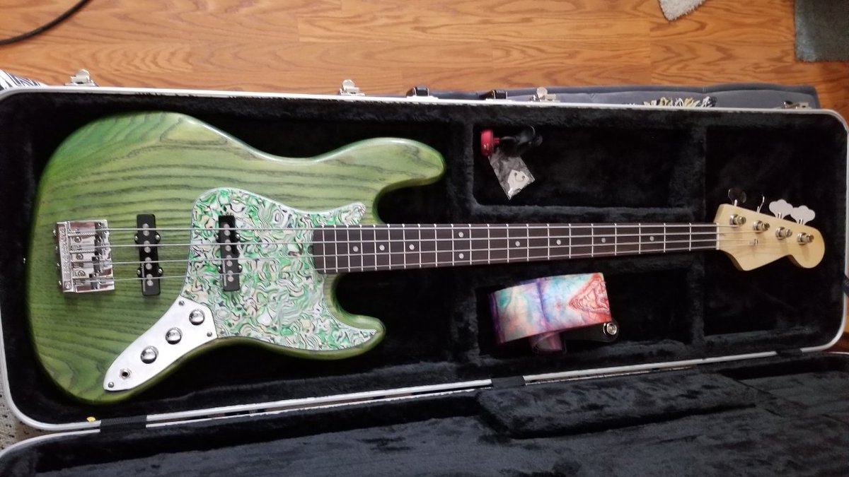 Bass of the week, Witas Green Monster Jazz Bass bestbassgear.com/ebass/bass-of-…