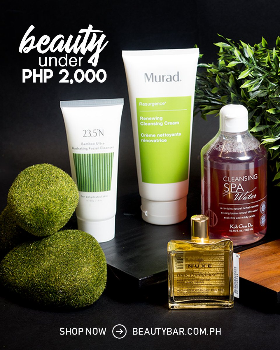 BeautyBarPH's tweet photo. Your skincare stash doesn’t get any better with Nuxe, Murad, 23.5N, and Koh Gen Do! 
SHOP NOW: https://t.co/T6Gh4gtZkg https://t.co/TnVvyAAsN0