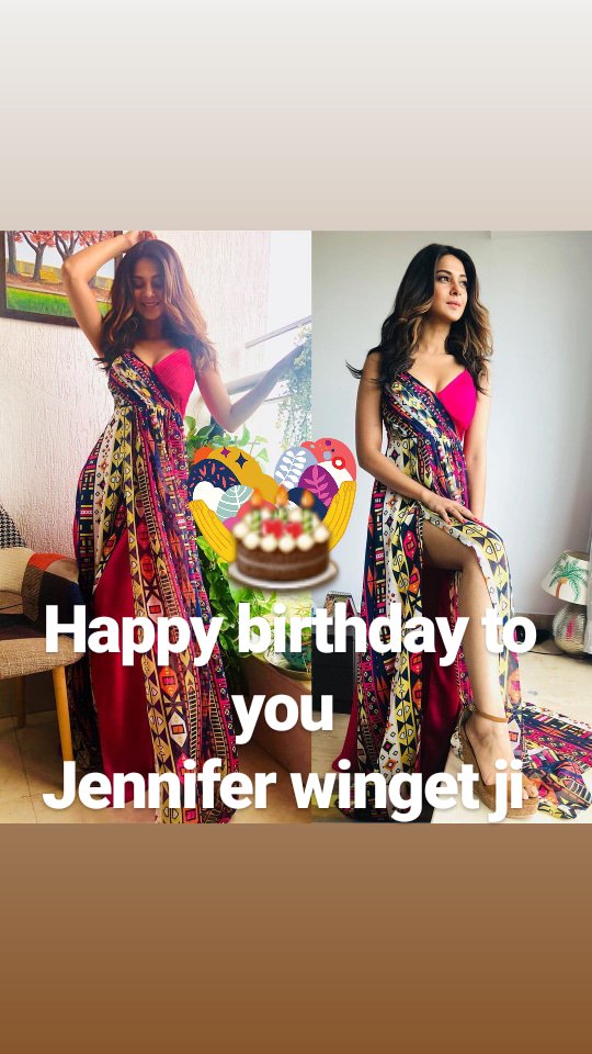   Whiss you very very very happy happy Happy birthday to you jennifer winget ma\am 