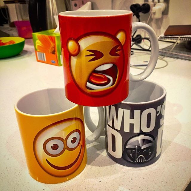digitalchet's tweet photo. Check out this #MugShot... had some of my mug designs printed. They came out great!
If you're keen on getting one/some for yourself check out the store on my website, link in bio.
.
.
#DigitalImpulse #Merch #MugShots #Smilies #Emoji #StarWars #PicOfThe… https://t.co/ygQaqggXwi https://t.co/7vsu8RLtJG