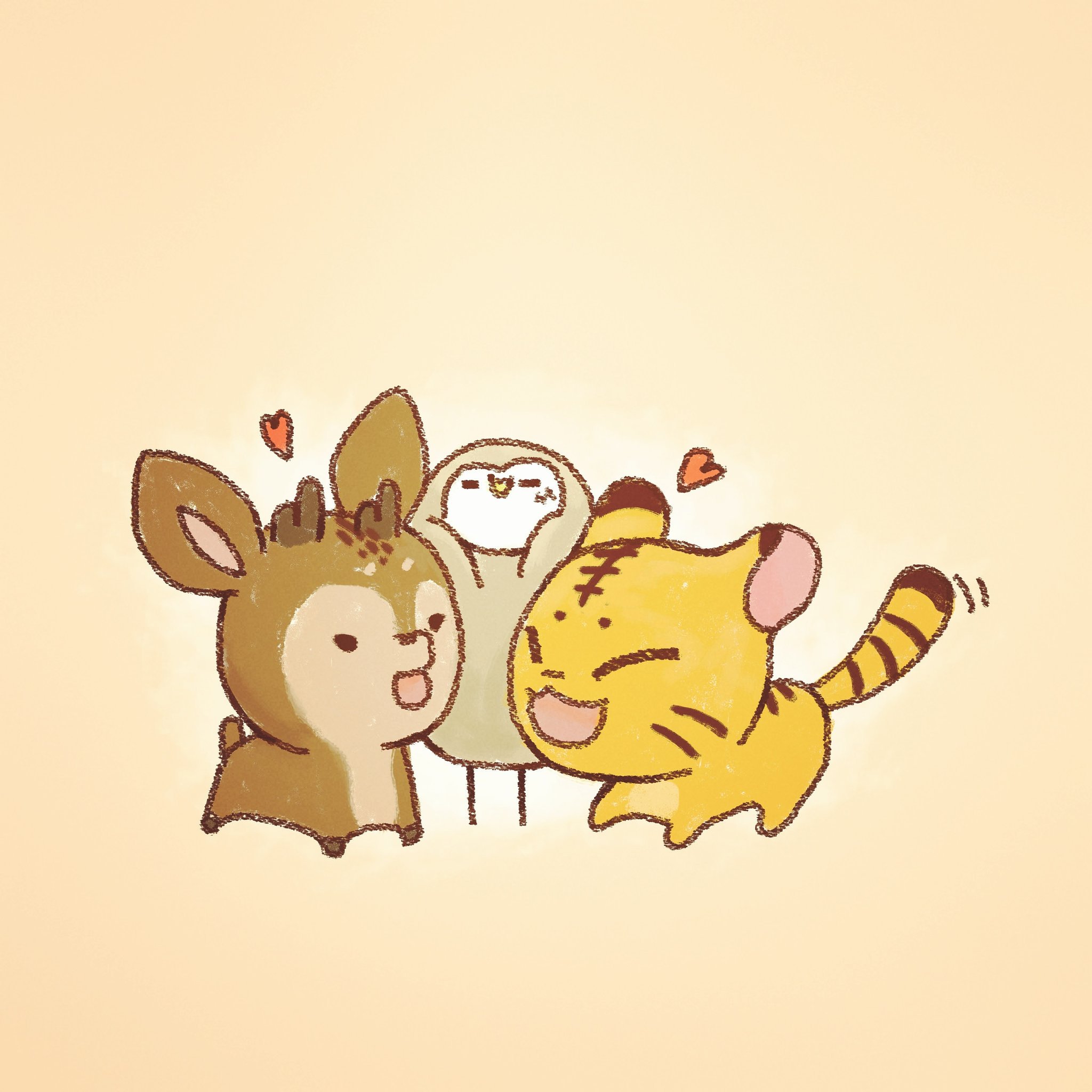 啊 動物 軟綿綿 ふわふわ Soft Cute Owl Deer Tiger Comic Cuteanimal Sketch Drawing Computergraphic Illustration Manga Character イラスト スケッチ イラストレーター イラストレーション キャラクター シカ トラ 可愛すぎ 啊 動物 軟綿綿 ふわふわ Soft Cute Owl Deer Tiger Comic Cuteanimal Sketch Drawing Computergraphic Illustration Manga Character イラスト スケッチ イラストレーター イラストレーション キャラクター シカ トラ 可愛すぎ