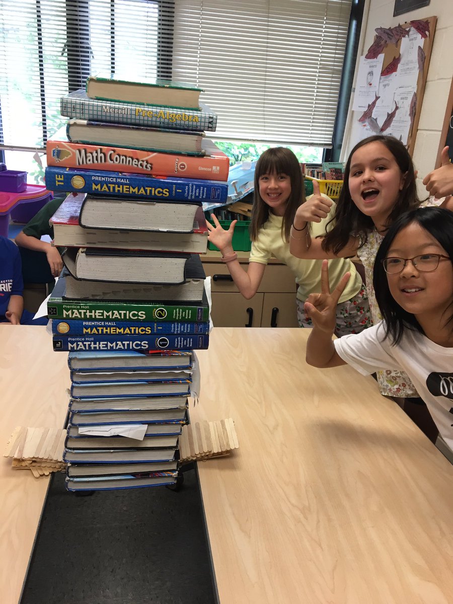 lynnsurico's tweet photo. Bridge day- which was the strongest design? #4thTAP #kip109 #engage109 https://t.co/yWu3CwDGoj
