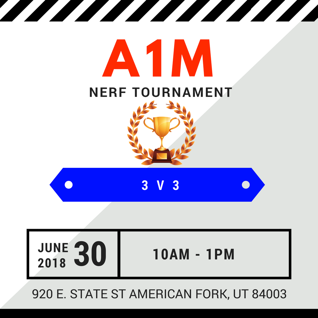 A1MARENA's tweet photo. Our first summer tournament is on Saturday, June 30th from 10AM -1PM. Each team will have 3 players. There is a $5 entry fee which includes your Nerf gun, jersey, ammo and a slice of pizza. If you would like to sign up click on the following link: https://t.co/Zp3xQfEboF https://t.co/bpHCnu3MZi