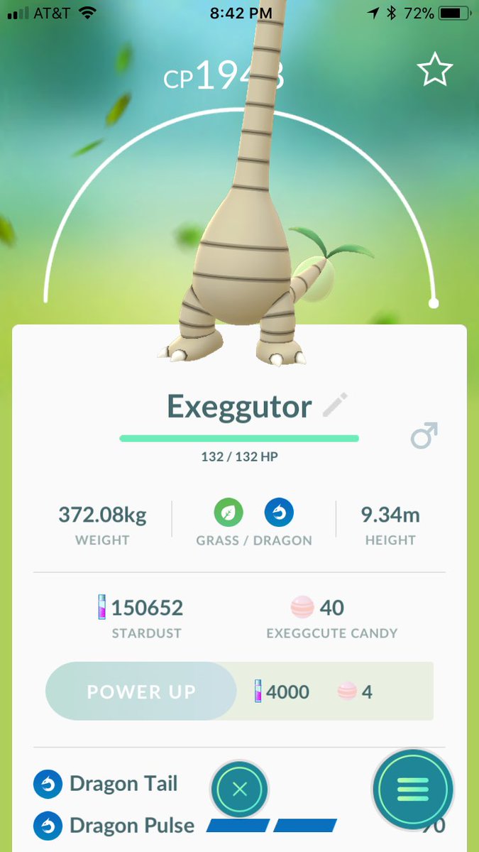 TheRedLizard's tweet image. Just got Alolan Exeggutor #pokemon #PokemonGO