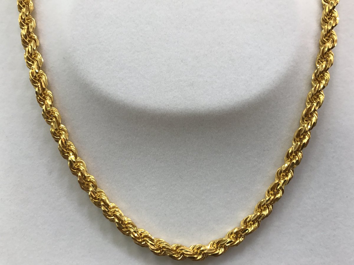 22ct Gold Rope Chain Sale, SAVE 38 