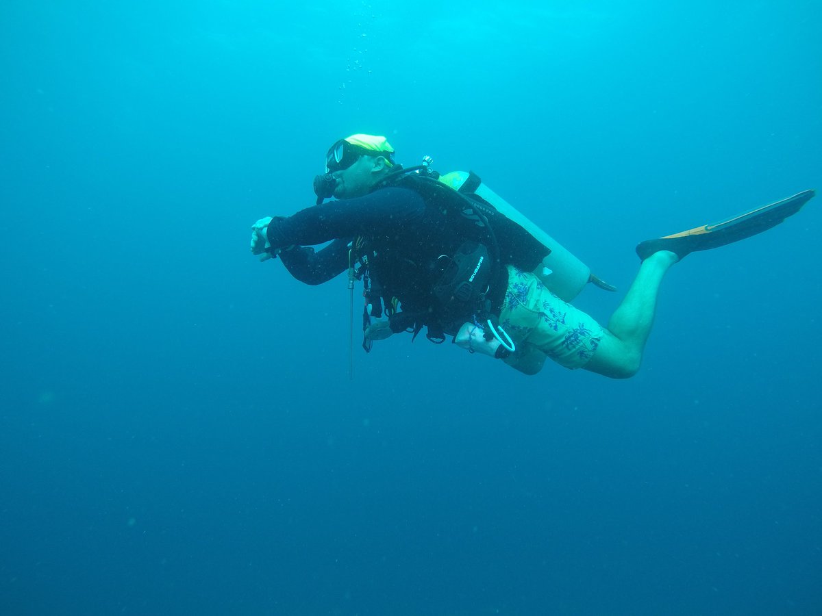Always a good time scuba diving!