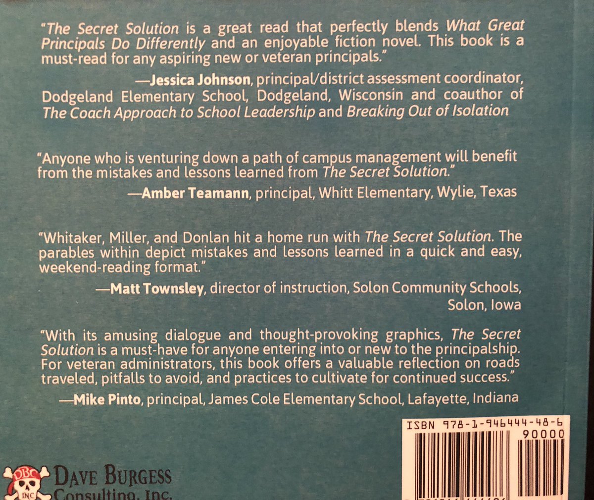 burgessdave's tweet image. Special thanks to @8Amber8 @PrincipalJ @mctownsley @ColePrincipal for these fantastic back cover blurbs for #SecretSolution!! Grab it here: amazon.com/gp/aw/d/194644… #tlap #LeadLAP #wgedd #cpchat #EdLeadership #memspachat