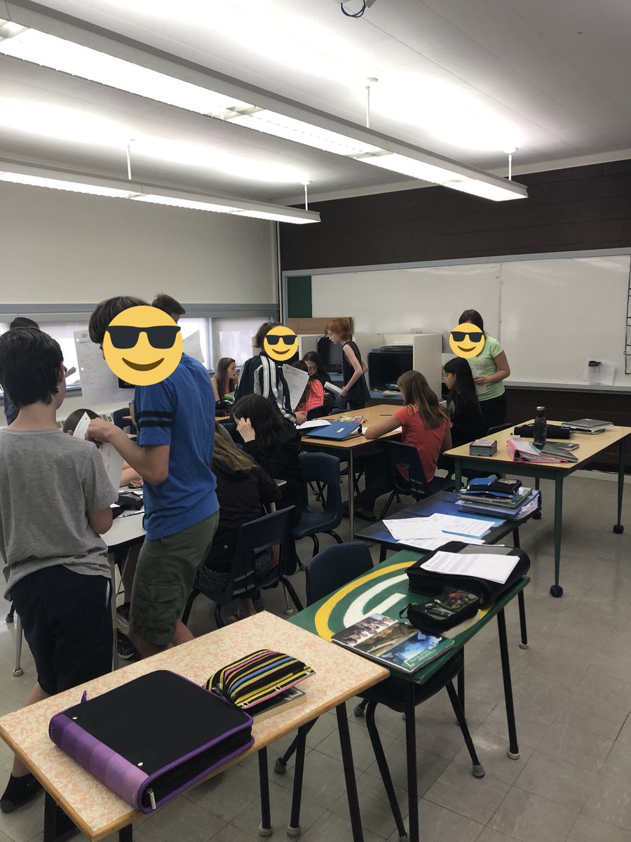 Bartering and trading activity in the social 7/8 room last week! Now they are currently trying to trade a paper clip within the community for the next two weeks and see how far they get! Stay tuned! #socialstudies #redpaperclip #ygs
